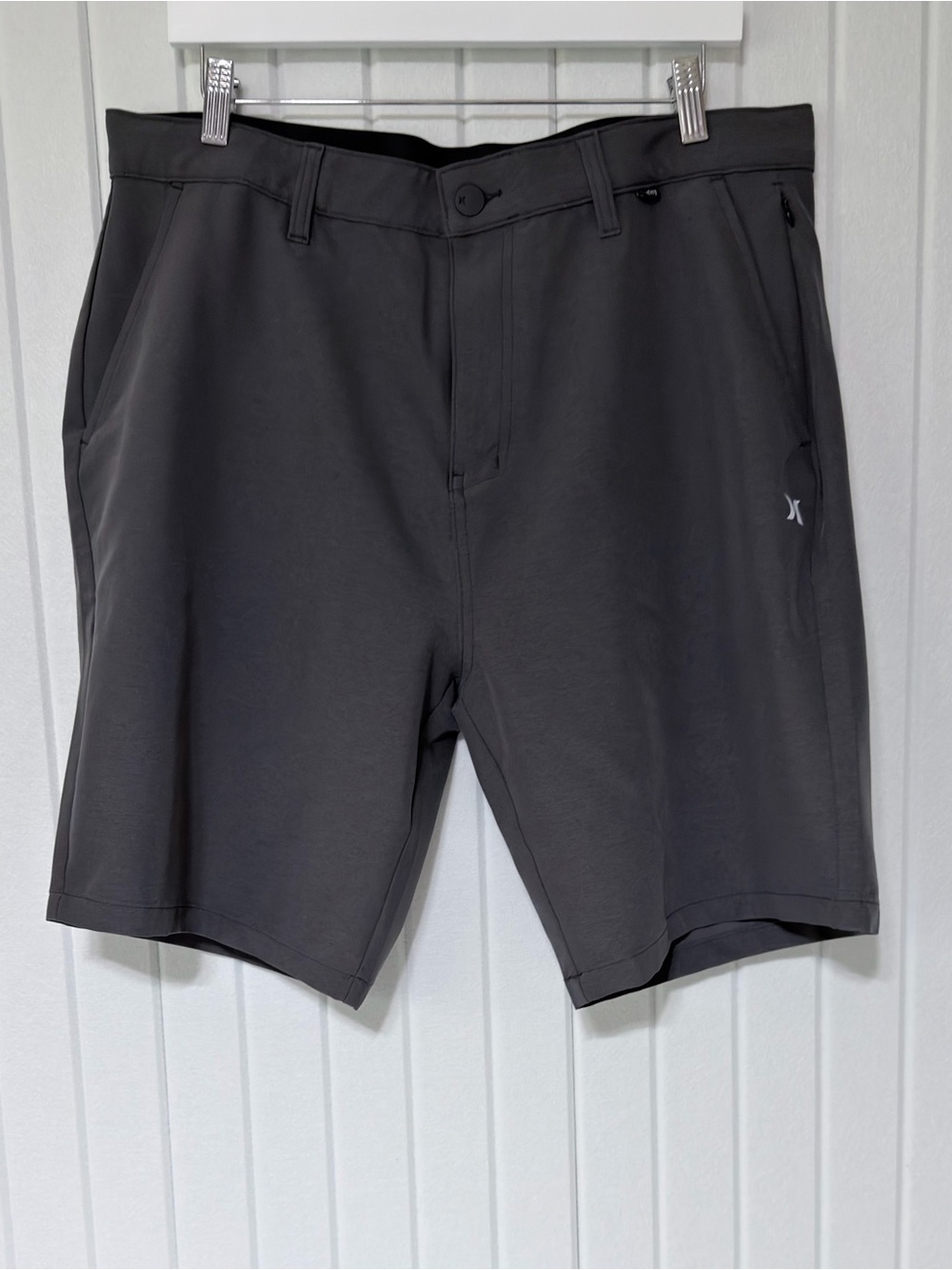 Hurley Men's Dark Gray Hybrid Shorts